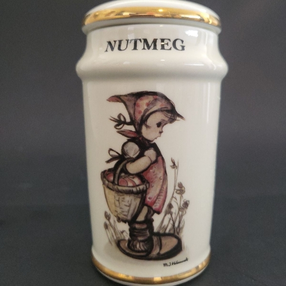 M.J. Hummel 1987 Cham, Switzerland Spice Jars (8). Made in Japan. - Picture 7 of 12